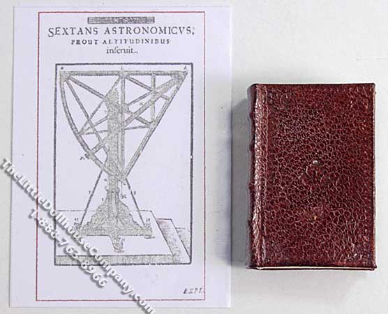 (image for) Miniature Book: 'Astronomiae Instaurate Mechanica'