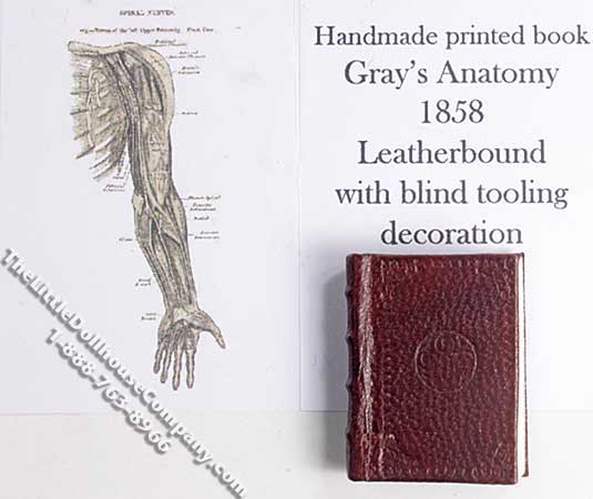(image for) Miniature Book: 'Gray's Anatomy'