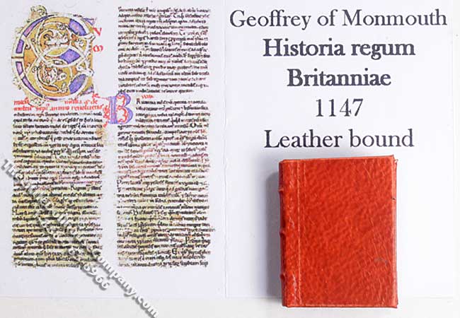 (image for) Miniature Book: 'Historia Regum Britanniae'