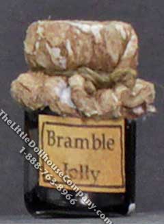 (image for) Miniature Homemade Bramble Jelly in Wax Sealed Jar