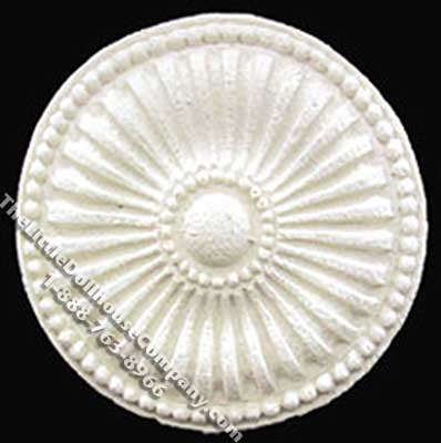 (image for) Dollhouse Scale Model Decorative Ceiling Carving