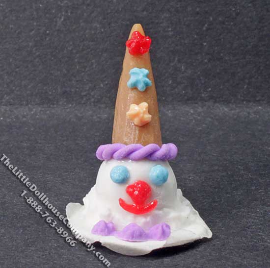 (image for) Miniature Ice Cream Clown for Dollhouses