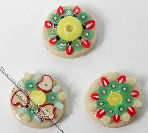 (image for) Miniature Fruit Flan for Dollhouses (1/pk)