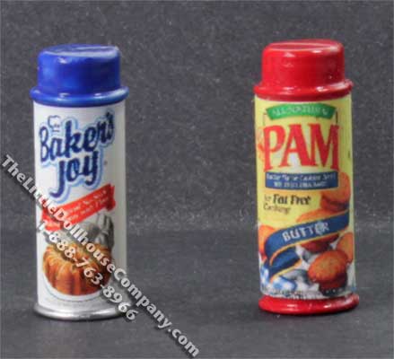 (image for) Miniature Can of Cooking Spray for Dollhouses (1/pk)