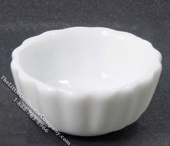 (image for) Miniature Ridged Bowl for Dollhouses