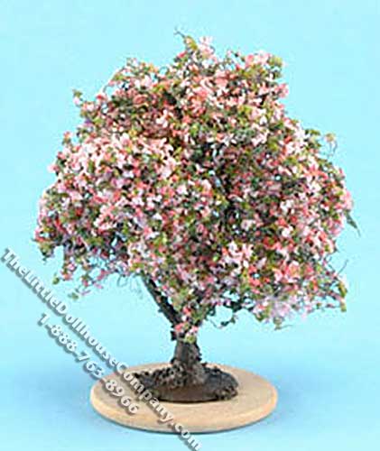 (image for) Miniature 3" White Blossom Bush/Tree for Dollhouses