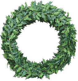 (image for) Miniature Mini Holly Garland