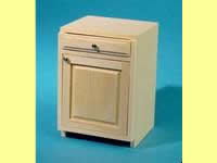 (image for) Dollhouse Miniature 2-Inch Kitchen Base Cabinet
