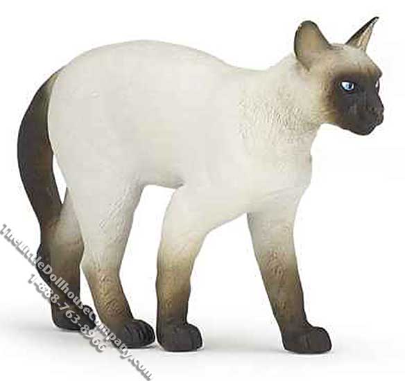 (image for) Miniature Siamese Cat for Dollhouses