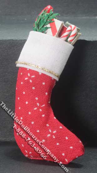 (image for) Miniature Filled Christmas Stocking by Amy Robinson