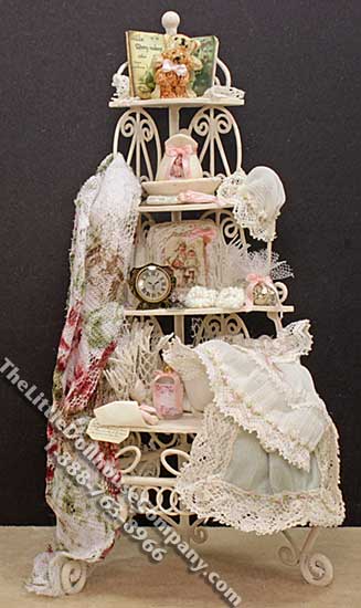 (image for) Miniature Corner Etagere by Danielle Design for Dollhouses