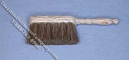 (image for) Miniature Brown Whisk Brush for Dollhouses