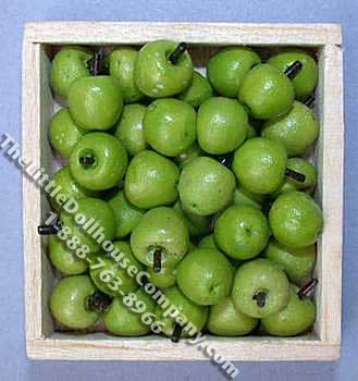 (image for) Miniature Green Apple for Dollhouses (1 per pack)