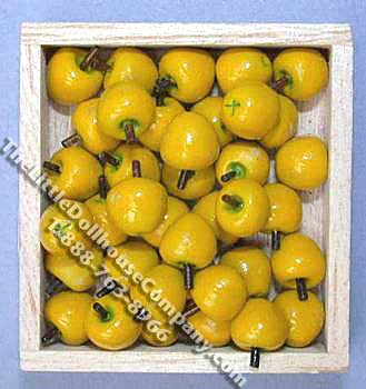 (image for) Miniature Yellow Apple for Dollhouses (1 per pack)
