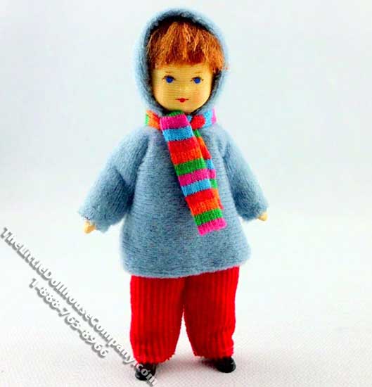 (image for) Lutz Flexible Boy Doll by Erna Meyer for Dollhouses