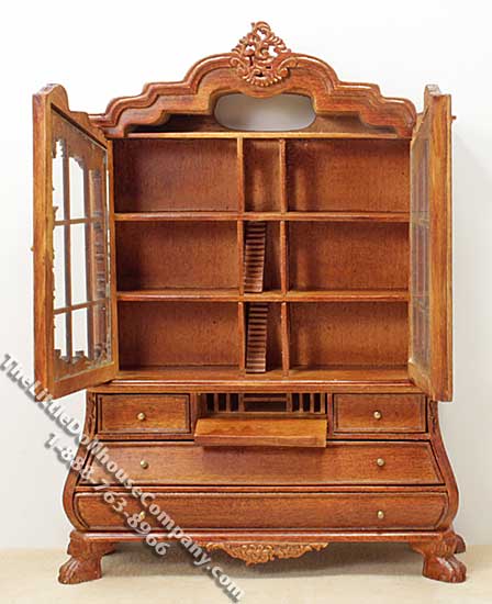 (image for) Miniature Vanderveer Baby House with Glass Doors for Dollhouses