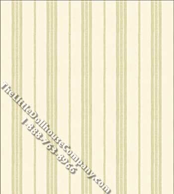 (image for) Satin Stripe Pattern Miniature Wallpaper for Dollhouses