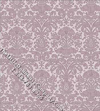 (image for) Annabelle Mini Damask Pattern Miniature Wallpaper for Dollhouses