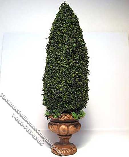 (image for) Miniature 6inch Topiary in a Round Base for Dollhouses