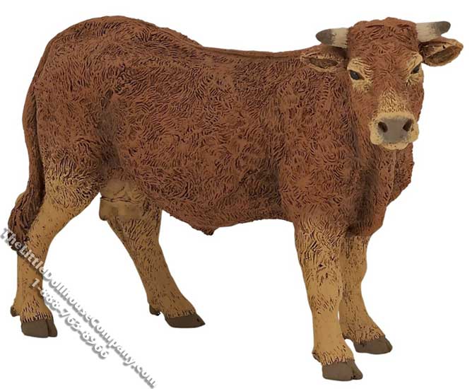 (image for) Miniature Limousine Cow for Dollhouses