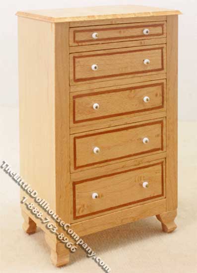 (image for) Miniature Tall Dresser for Dollhouses
