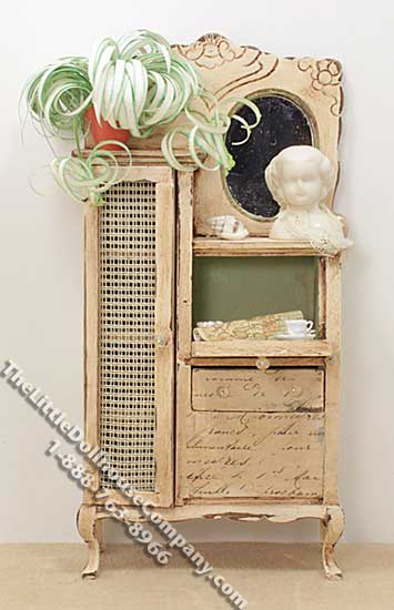 (image for) Miniature Decorated Secretary for Dollhouses