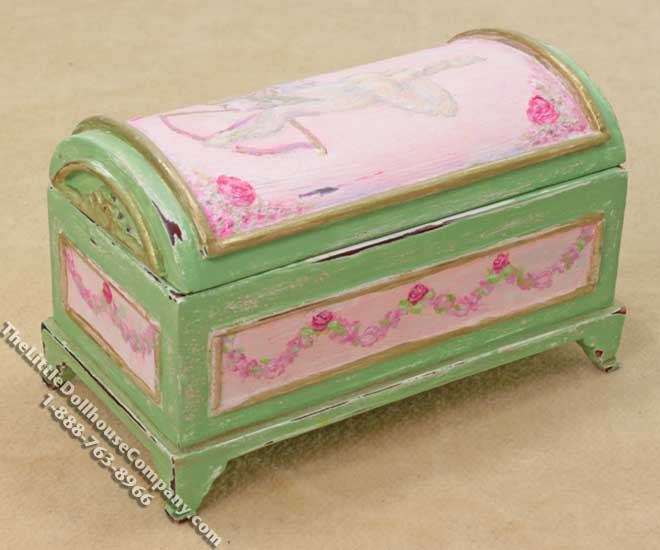 (image for) Miniature Decorated Trunk for Dollhouses