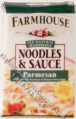 (image for) Miniature Replica Box of Noodles & Sauce for Dollhouses