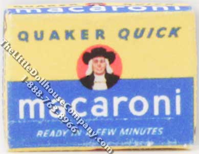 (image for) Miniature Box of Macaroni for Dollhouses