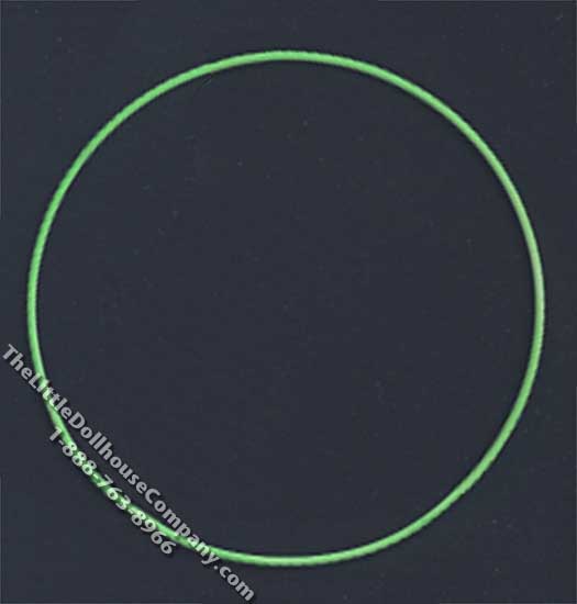 (image for) Miniature Green Hula-Hoop for Dollhouses
