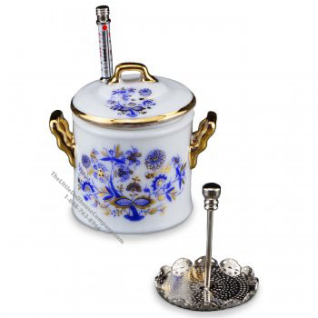 (image for) Miniature Canning Pot With Glasses For Dollhouses