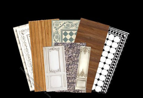 (image for) 1/4" Scale High-Resolution Prints of Finishes and Texture