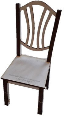 (image for) 1/4" Scale Chair Shield Back Kit