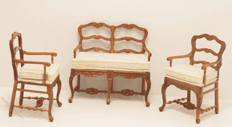 (image for) Marne Provencial Ladderback Living Room Set