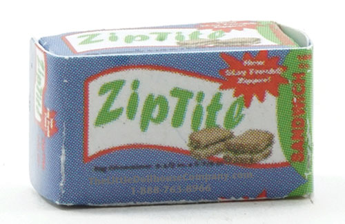 (image for) Miniature Box of Sandwich Bags For Dollhouses