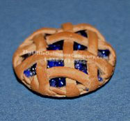 (image for) Miniature Blueberry Pie For Dollhouses