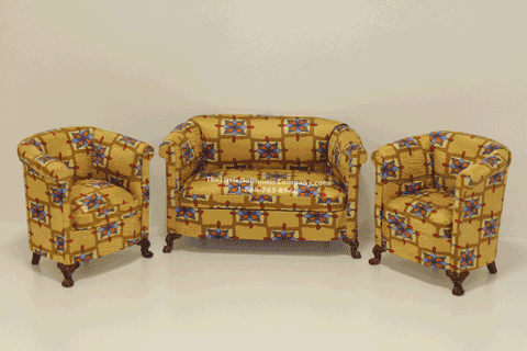 (image for) Dollhouse Miniature Living Room 3 pcs Set