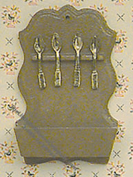 (image for) Miniature Spoon Rack For Dollhouses