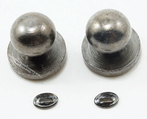 (image for) Miniature Pewter Door Knob With Keyhole (4/pk)