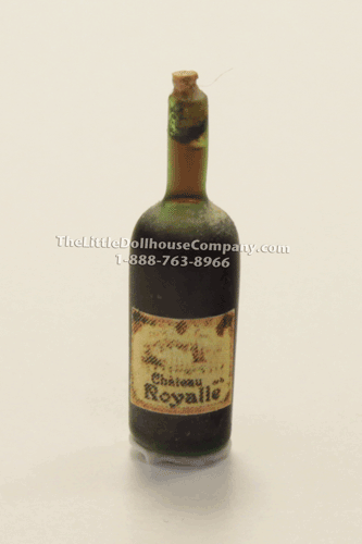 (image for) Dollhouse Scale Model Chateau Royalle Wine