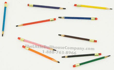(image for) Miniature Colored Pencils For Dollhouses (1/pkg)