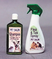 (image for) Miniature Pet Grooming Set For Dollhouses