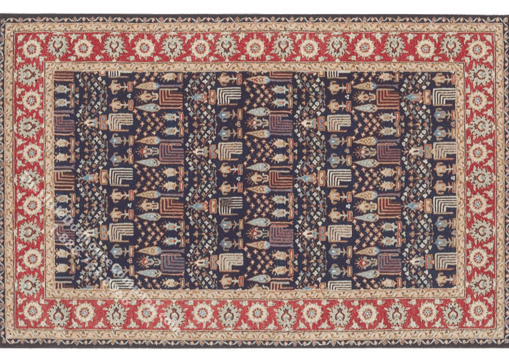 Miniature Medium Scale Rug [IBM RUG5001M] | The Little Dollhouse Company