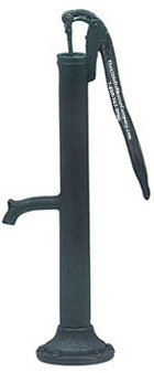(image for) Miniature Black Outdoor Pump For Dollhouses