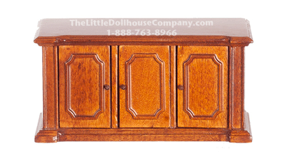 (image for) Miniature Walnut Spanish Sideboard for Dollhouses