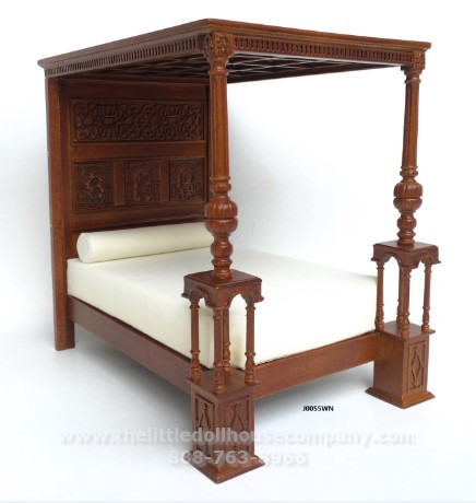 (image for) Miniature Great Bed Of Ware - Walnut