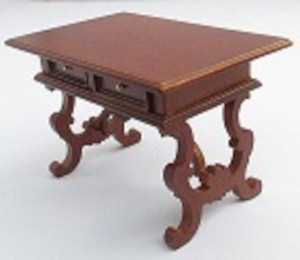(image for) Miniature Late Renaissance, Spanish Writing Table for Dollhouses