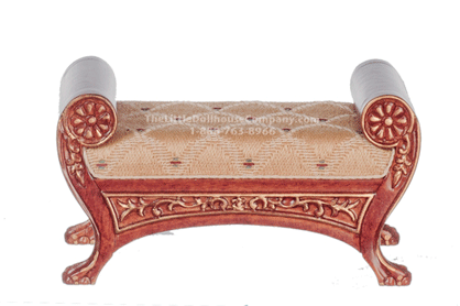 (image for) Miniature Half-Scale 16th C French Sleigh Setee
