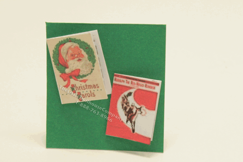 (image for) Dollhouse Miniature Caroling Music Books
