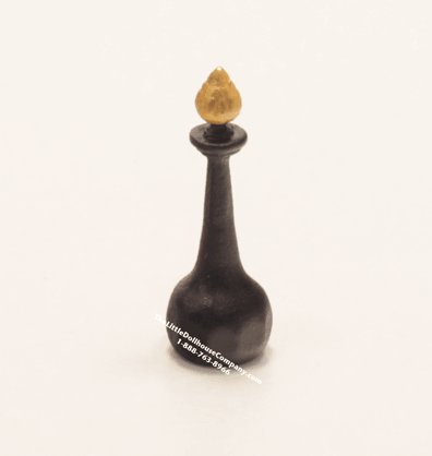 (image for) Miniature Black Potion Bottle for Dollhouses